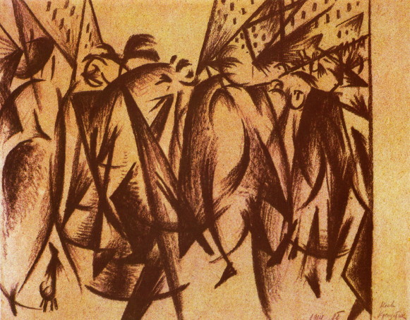 Image - Oleksander Bohomazov: Khreshchatyk 2 (1914)